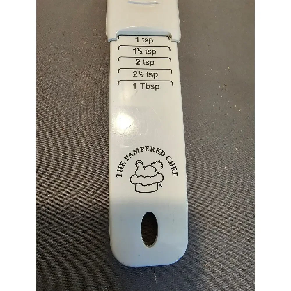 Pampered Chef - Adjustable Measuring Spoons - Tablespoon & Teaspoon 5 in 1
